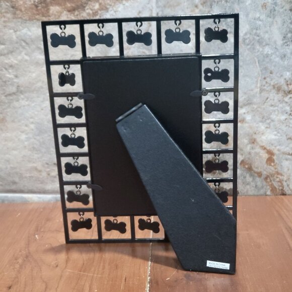 Home Collection Photo Frame Jingle Dog Bone Charms 4 x 6 Metal Picture Frame - Picture 4 of 10